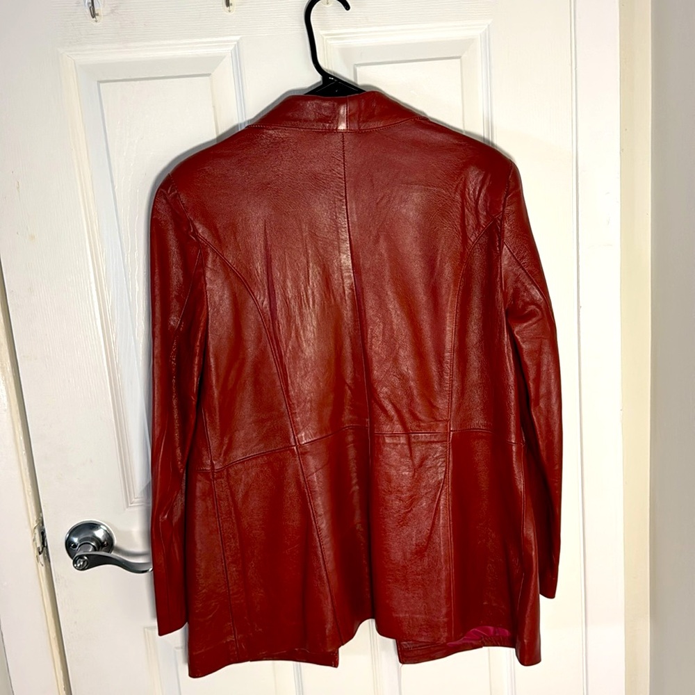 Leather jacket size Large - Picture 2 of 2